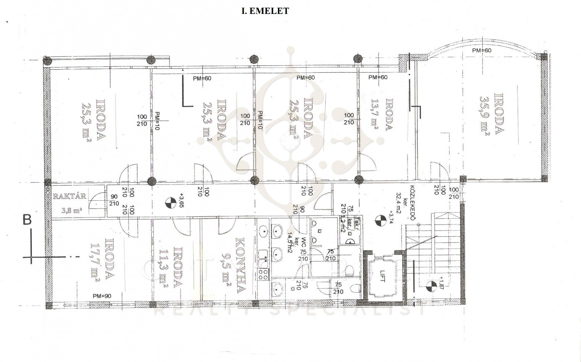 A fájl már létezik a célhelyen: import/kepek/vizjeles_3845565.jpg
For sale Office building Budapest, XIII. kerület  1400 m<sup>2</sup> 1100 millió Ft
