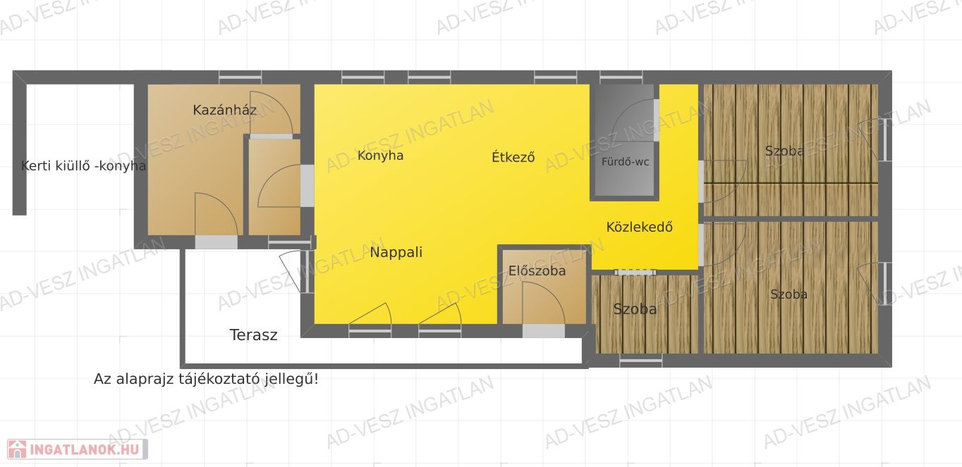 A fájl már létezik a célhelyen: import/kepek/vizjeles_5767557.jpg
Eladó Családi ház Újhartyán  122 m<sup>2</sup> 124.9 millió Ft